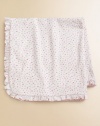 Wrap your little one in this cozy cotton blanket with dainty, blooming flowers. 27½W X 27½HPima cottonMachine washImported