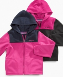 She can wrap up in one of these soft, cozy jackets from Pink Platinum, a sweet style that will take her from home to school to play and back home again.