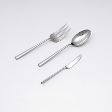 This beautifully simple flatware collection from Kate Spade gives a modern twist to your table and your style.