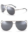 The always stylish aviator from D&G features a large top bar and sleek metal frame silhouette.