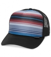 Upgrade your casual look with this hip trucker hat from Quiksilver.