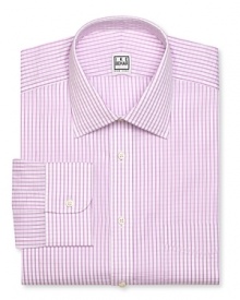 Ike Behar Check Dress Shirt - Classic Fit