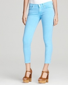 Ultra-skinny and electrically hued, these 7 For All Mankind skinny jeans master the color-pop denim trend with panache.