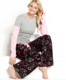 Let the snuggling begin! These pajama pants by Jenni are soft as can be and decked out in an adorable print.