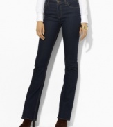 Lauren Jeans Co.'s essential pant features a slim, bootcut leg and a hint of stretch for a versatile, modern look.