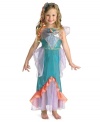 Under the sea. Your little mermaid can dress up like Ariel in this shimmery, sparkly costume and headband.