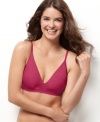 A little support, a lot of comfort. Relax with Barely There's wireless Comfort Flex bra featuring light lining. Style #4085