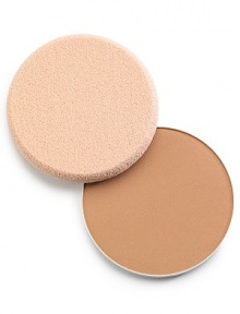 A powdery foundation that defends against powerful UVA/UVB rays as it provides a flawless makeup finish. Smoothes on with a lightweight feeling and a natural, matte look. Resists perspiration and oil to remain fresh and color-true for hours. Contains Thiotaurine, an antioxidant that neutralizes free radicals. Recommended by the Skin Cancer Foundation as an effective UV sunscreen. Case and refill sold separately.