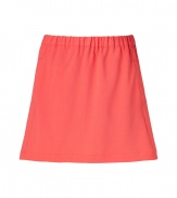 This sporty-chic skirt from Paul & Joe Sister will elevate your casual style - Elasticized waistband, A-line silhouette, mini length, on-seam welt pockets- Style with a tee, moccasins, and a fringed shoulder bag