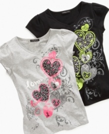 Love inspired graphic tee by Baby Phat.