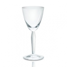 Exquisite crystal stems with frosted, textured stems for utterly elegant entertaining.