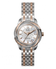 Dazzling elegance meets technical precision - the Precisionist watch by Bulova.