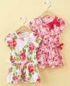 Put a bit of spring in her step with these lovely floral patterned rompers from First Impressions.