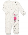 Getting her dressed is a snap in one of these precious polka-dot coveralls from Carter's.