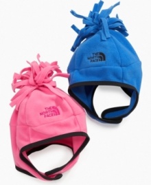 Top off their winter look with cozy style. Keep their ears as comfy as the rest of them in this darling Polartec® microfleece hat from The North Face.