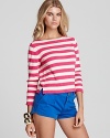 Juicy Couture Easy Striped Pullover