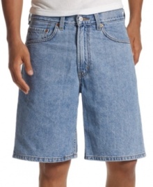 When it comes to your warm weather wardrobe, nothing tops these classic denim shorts from Levi's.