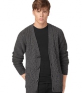 The perfect winter companion, this Calvin Klein Jeans cardigan is handsomely warm.