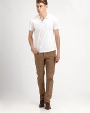 The essence of summer: a classic polo shirt in remarkable cotton pique. Three-button placketCottonMachine washImported