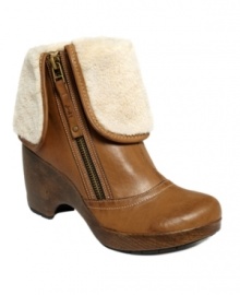 Jambu's JBU Peninsula faux-fur shooties feature a fold-over shaft and an almond toe.