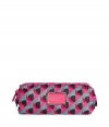 Tote around your makeup essentials in style with this geometric print cosmetic bag from Marc by Marc Jacobs - Narrow shape thats perfect for makeup brushes, top zip closure, front logo plaque, retro-inspired print and logo stitching details - Perfect for everyday use, travel, or as a thoughtful gift