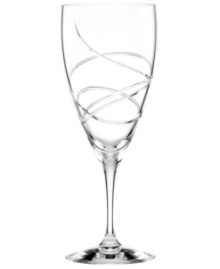 A fanciful cut pattern contrasts the timeless form of this Adorn iced beverage glass from the Lenox crystal stemware collection. Qualifies for Rebate