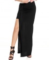 A thigh-high slit adds a sultry element to this GUESS? maxi skirt -- perfect for a hot look that's not over the top!