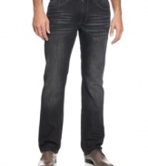 DKNY Jeans knows jeans, and this flattering straight leg pair is sure to become your new favorite.