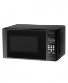 Meals made to order. Haier's countertop microwave features 8 one-touch programs that act as your short order cook, automatically setting the time and energy level for different foods. Want more control? All the standard controls are there, too! One-year warranty. Model MWM0701TB.