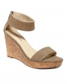 Understated elegance. The Carol-Ann wedge sandals by Adrienne Vittadini are the perfect compliment to any casual look.