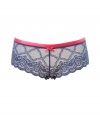 With lace details and contrasting pink trim, these chic briefs from Elle MacPherson add flirty appeal to any look - Pink waistband with bow, lace-laden short-style briefs - Perfect under virtually any outfit