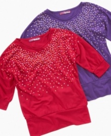 Glittering sequin top by Epic Threads.