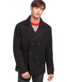 Your all-season all-star. This peacoat from American Rag will be your top seasonal style. (Clearance)