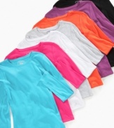 Boost her stock of basics. These colorful tees from So Jenni provide the building blocks for her cute outfits.