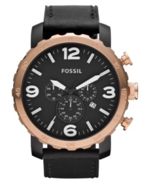 A versatile timepiece from Fossil's Nate collection that allows you to look stylish in any setting.