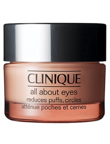 Glammy Winner as voted by Glamour magazine. Diminishes the appearance of eye puffs, darkness, fine lines. Lightweight, non-creep, cream/gel formula actually helps hold eye makeup in place. For use morning and night, under eyes and on the lids. 