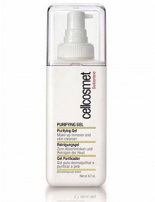 EXCLUSIVELY AT SAKS. Makeup Remover and Purifying Cleanser Gel. Contains plant derived Meristem that creates a soothing effect that increases skin resistance to allergens. Purifies epidermis, removes makeup Leaves skin feeling fresh Alcohol-freeUse twice daily, morning and night. Dermatologically tested. Phyto-Cosmeceutical. For all skin types and all ages. 6.7 oz. Made in Switzerland. 