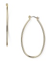 Ralph by Ralph Lauren updates the all-essential hoop with an oblong silhouette for contemporary chic.