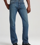 Hoyle Jackson Vintage Straight Leg Jean in Classic Vintage Wash