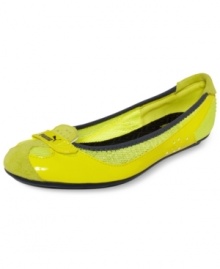 Funky little flats are always best. Puma's Zandy Native Athletic flats feature a suede cap toe and detail at the heel.