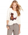 Go wild! A sequined fox adds fun, animal-lovin' style to this sweater from Sweater Project.