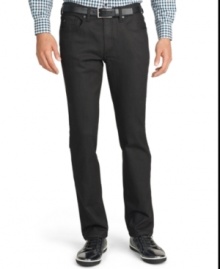 The perfect slim fit jeans by Kenneth Cole New York with enough stretch to maximize your style.