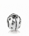 Ladybugs symbolize good luck; add this lovely sterling silver charm to your collection and make a wish.