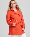 MICHAEL Michael Kors Plus Size Belted Classic Trench