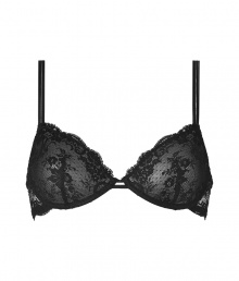 Turn up the heat in the boudoir with this sexy, lace-laden bra from Stella McCartney - Soft three-quarter cups with lace, adjustable straps and hook and eye closure - Perfect under virtually any outfit, or pair with matching panties for stylish lounging