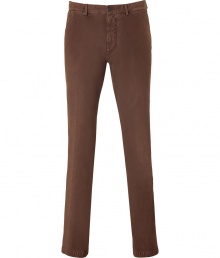 Comfortable and classic, these slim-cut pants from Seven for all Mankind are a great alternative to jeans - Five-pocket styling, belt loops, logo detailed back pockets, slim cut, stylishly distressed - Wear with a cashmere pullover and retro-inspired sneakers or with a henley, a blazer, and motorcycle boots