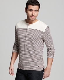 BOSS Orange Tarani Stripe Henley