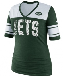 Game on! Make it known New York Jets fans mean business with this NFL t-shirt from Nike.