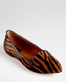 DV Dolce Vita's Lissa smoking flats feel trés chic in a ladylike silhouette and a bold tiger print.