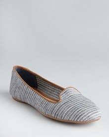 These summery Splendid smoking flats combine this trendy slip on silhouette with airy, French-inspired fabrics.